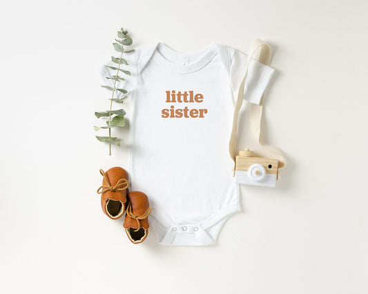 Little Sister Baby Onesie®, Little Sister Shirt, Big Sister Announcement Shirt, Big Sister Little Sister, Pregnancy Announcement Reveal