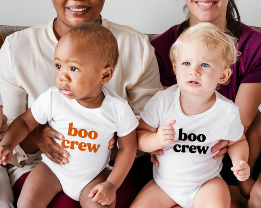 Boo Crew onesie® Halloween Matching Tees Halloween Kids Shirts Halloween Matching Outfits Halloween Cousin Tees Boho Halloween group shirts