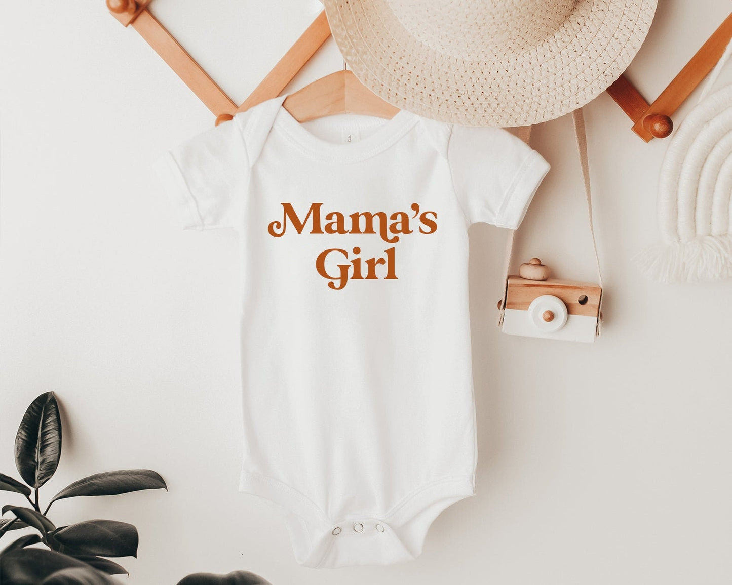 Mama's Girl Onesie®, Mama's Girl Baby Onesie® Kids Tee, First Mother's Day Gift for Mama I love my mom Retro 70s style Vintage New Mom Gift