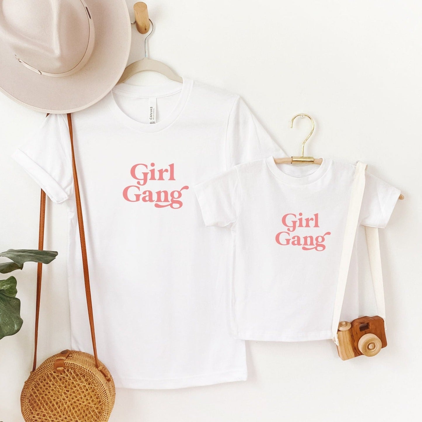 Girl Gang Tee, Girl Gang Onesie®, Little Girl Shirts, Boho Sister Shirts, Mom of Girls Shirts, Girl Mom Gift, Matching Mommy and Me shirts