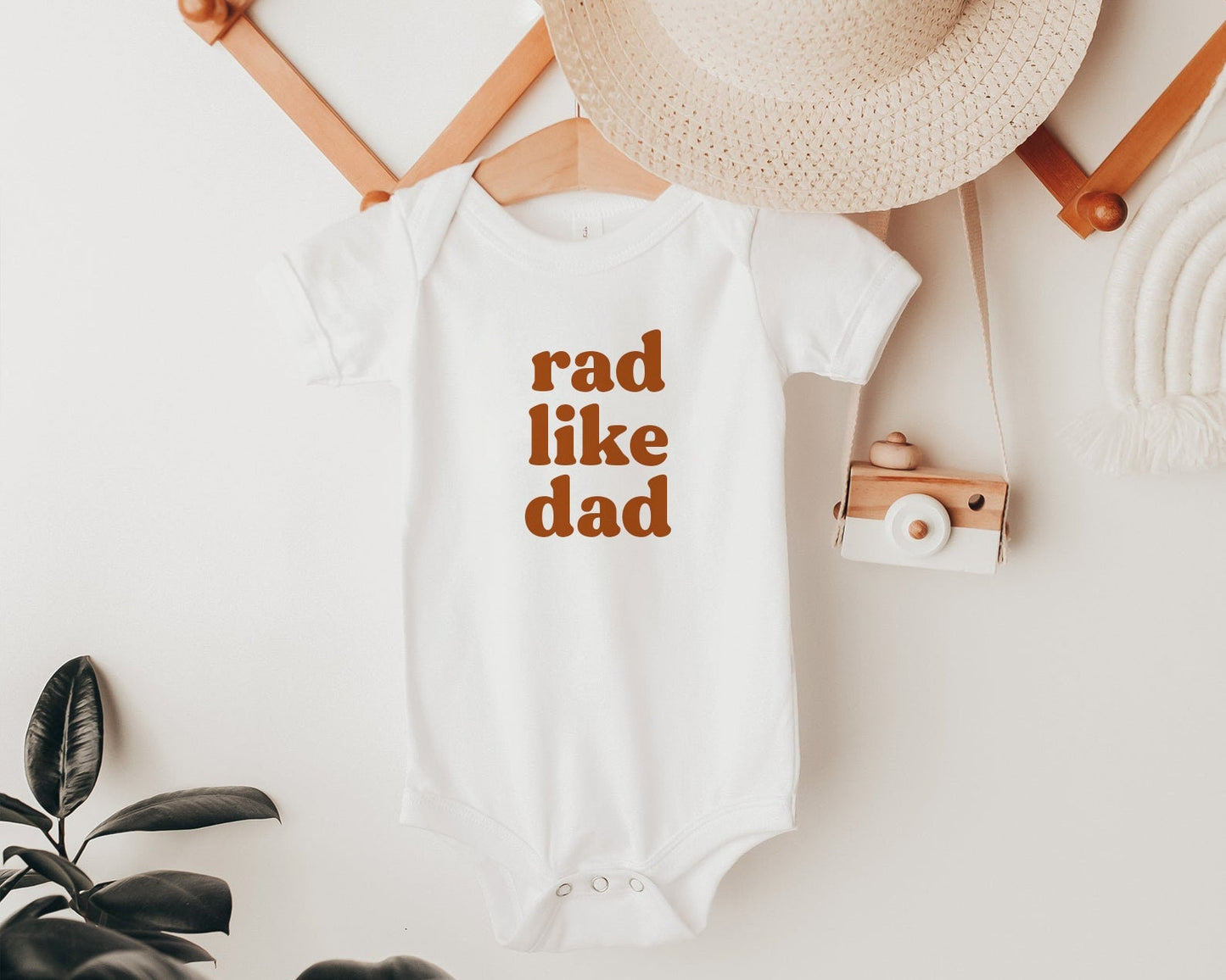 Father's Day Onesie® Fathers Day Toddler Shirt Rad Like Dad Retro Onesie® Retro toddler tee Fathers day gift First Fathers Day Gift from Son