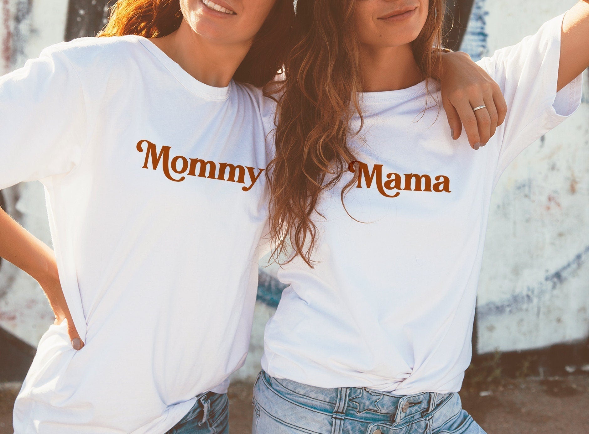 Mama and Mommy Shirts, Lesbian Moms Gift, Lesbian Mother's Day Gift 2 Moms Shirt LGBTQ Parents Lesbian Mama Shirt Lesbian Pregnancy Two Moms