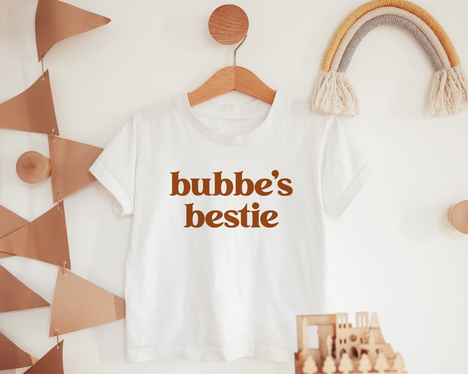 Bubbe's Bestie Onesie® Yiddish Jewish Mother's Day Gift for Grandma Chanukah Gift for Grandma I love Bubbe Jewish Grandma's Birthday Gift