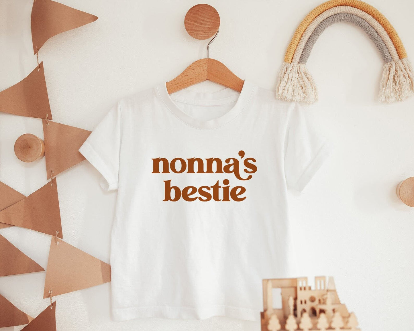 Nonna's Bestie Onesie® Italian Grandma Gift Mother's Day Gift for Nonna Italian Baby Gift Christmas Gift for Nonna I love Nonna Birthday Tee