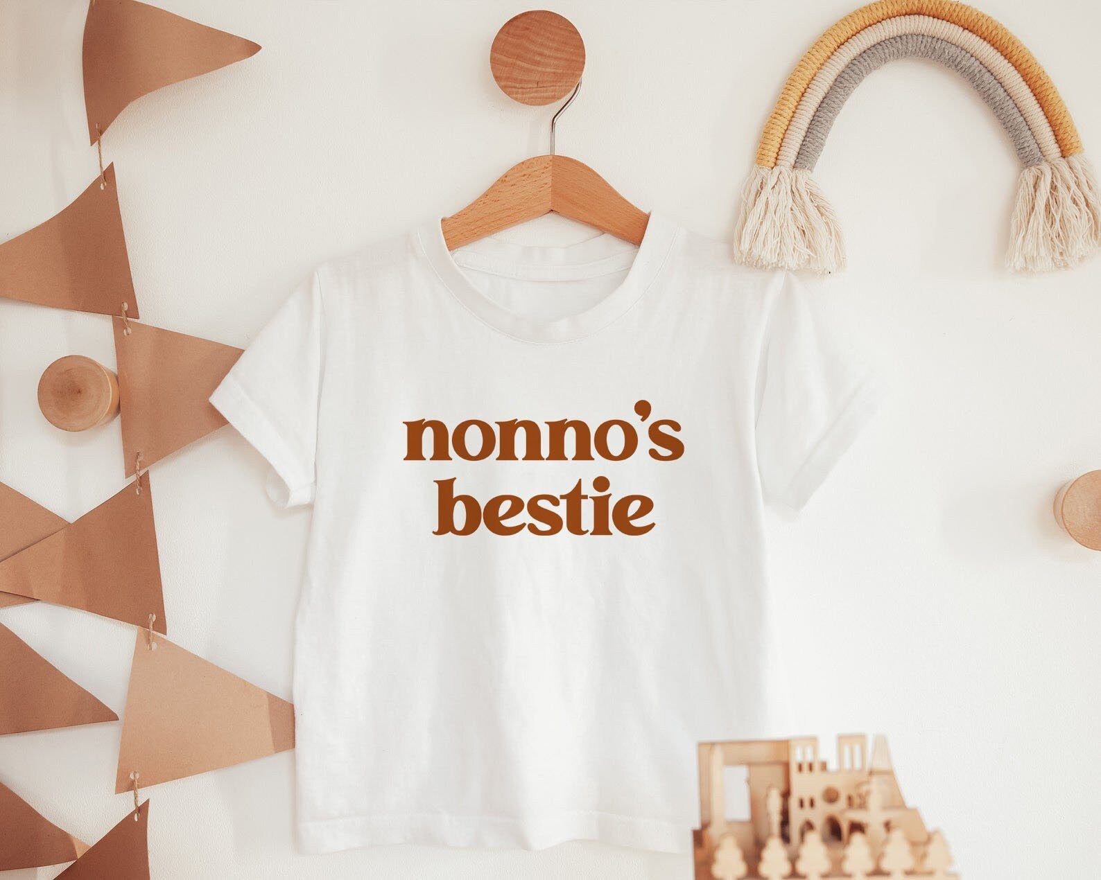 Nonno's Bestie Onesie® Italian Grandpa Gift Father's Day Gift for Nonno Italian Baby Gift Nonno Christmas Gift I love Nonno Italian Onesie®