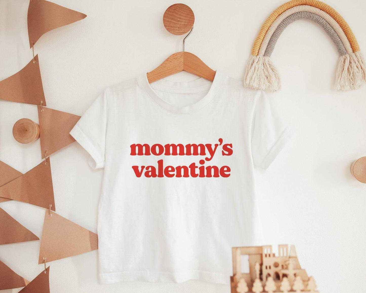 Mommy's Valentine Shirt Valentine's Day Onesie® Valentine Kids Shirt Boys Valentine Tee Girls Valentine Shirt Toddler Valentine Mama Tee