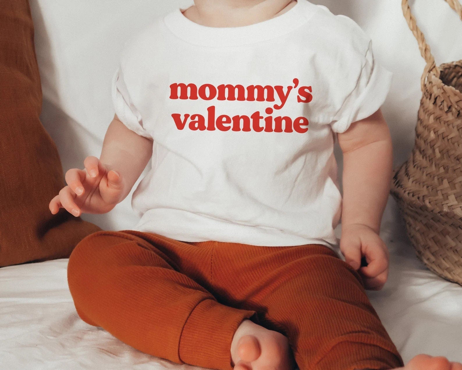 Mommy's Valentine Shirt Valentine's Day Onesie® Valentine Kids Shirt Boys Valentine Tee Girls Valentine Shirt Toddler Valentine Mama Tee