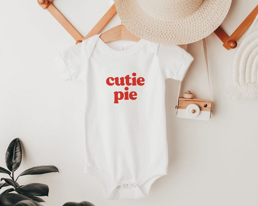 Cutie Pie Valentine's Day Onesie® Kids Valentine Shirt Valentine Kids Shirt Girls Valentine Shirt Boy Valentine Tshirt Toddler Valentine Tee