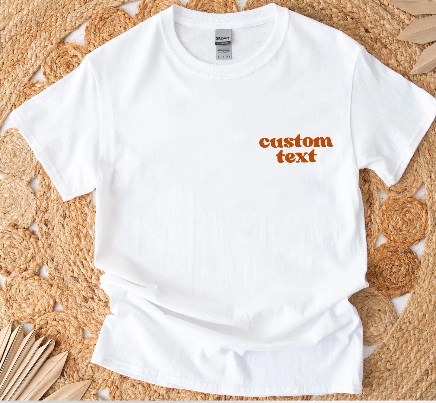 Custom Shirt, Personalised Custom Pocket Tshirt Customised TShirt Personalized tee Add your own text Custom Gift for Her Custom Gift for Him