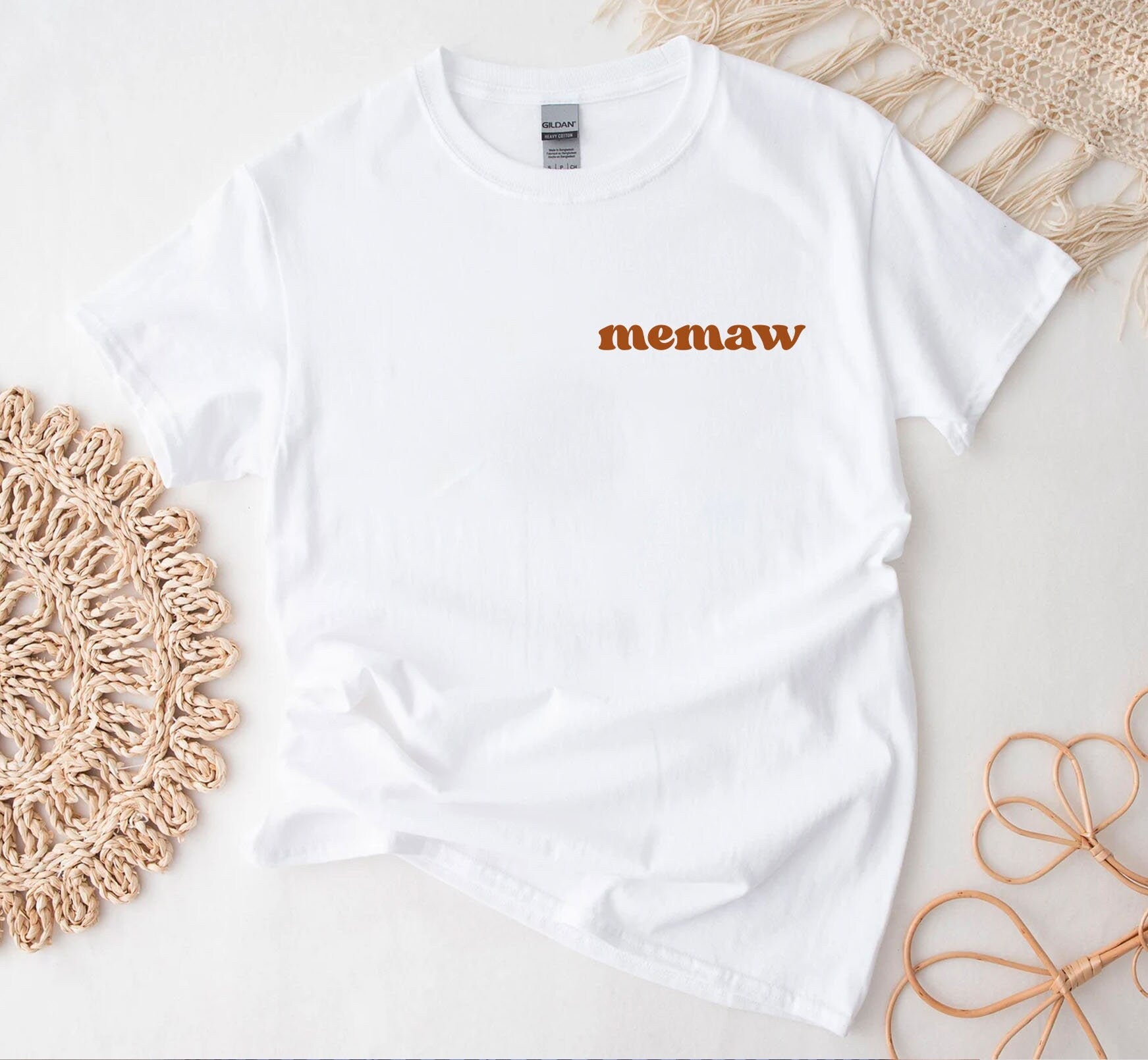 Memaw Shirt, Memaw Gifts, Shirt For Memaw, Memaw TShirt, Announcement Shirt, Pregnancy Reveal, Baby announcement, new grandma gift for Memaw