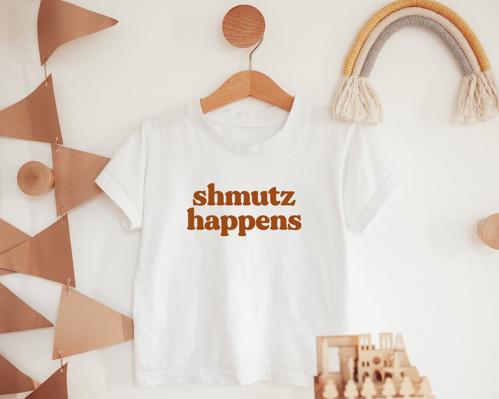 Shmutz Happens Onesie®, Shmutz Happens Kids Tshirt, Jewish Baby Shower Gift, Jewish Baby gift Hanukkah Onesie® Chanukah Gift Jewish Onesie®