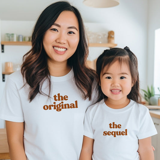 The Original + The Sequel Matching Mommy and Me Tees