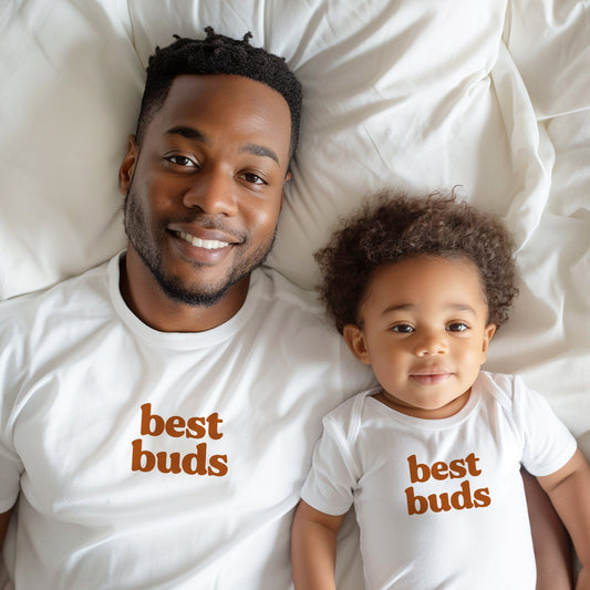 Best Buds Matching Dad Tees