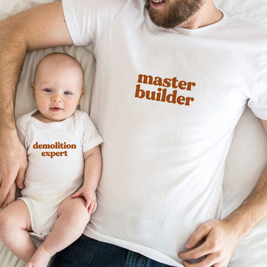 Master Builder + Demolition Expert Matching Tees